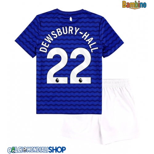 Maglie da calcio Everton Kiernan Dewsbury-Hall #22 Prima Maglia Bambino 2025-26 Manica Corta + Pantaloni corti)